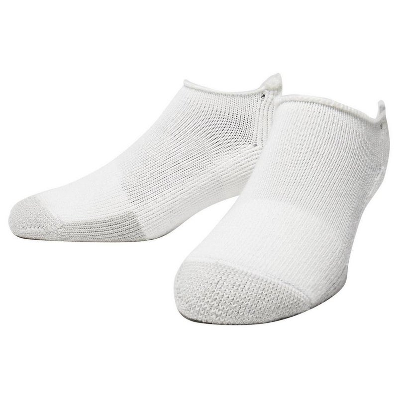 thorlos mens Max Cushion Rolltop tennis socks, White, Medium US - Image 1